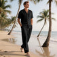 🔥2025 New Arrival🔥Men's Casual Short Sleeve Shirt & Pants 2-Piece Set