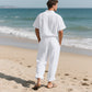 🔥2025 New Arrival🔥Men's Casual Short Sleeve Shirt & Pants 2-Piece Set