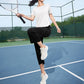 Schnelltrocknendes Outdoor-Set mit Top und Caprihose