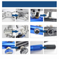 Hydraulisches Klimaanlagen-Schlauchpresswerkzeug-Set – Handpresswerkzeug-Set mit aufsteckbaren Matrizen für die Reparatur von Klimaanlagen-Schläuchen