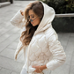 🔥🧥Kurze Warme Winterjacke für Damen – Steppjacke mit Kapuze und Taschen