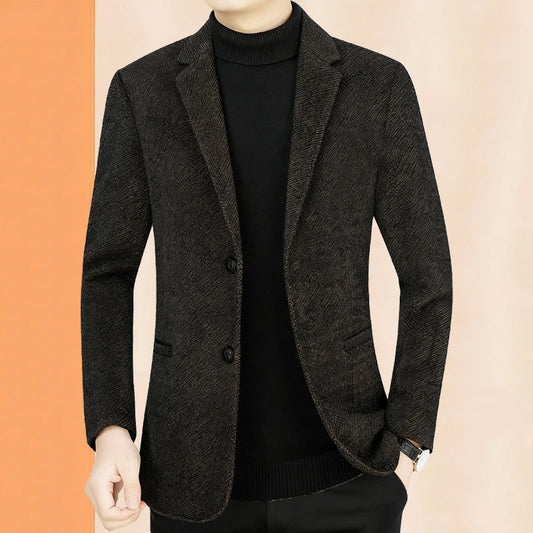 Herren Slim-Fit kurzer Business-Mantel