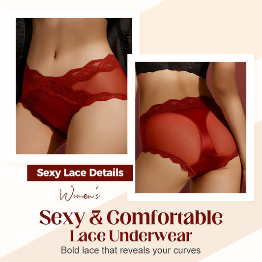 Damen sexy und bequeme Unterhosen mit Spitze