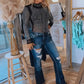 Elegantes Slim-Fit-Oberteil mit Strassdetails