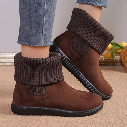 Women's Warm Slip-On Ankle Boots