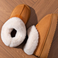 Warm Fuzzy Slippers With Supportive Anti-Slip Sole