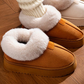 Warm Fuzzy Slippers With Supportive Anti-Slip Sole