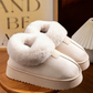 Warm Fuzzy Slippers With Supportive Anti-Slip Sole