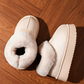 Warm Fuzzy Slippers With Supportive Anti-Slip Sole