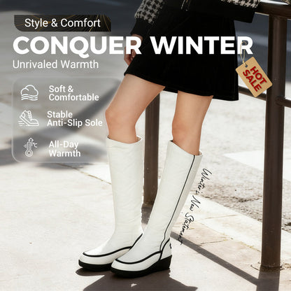 Warme Winter-Kniehohe Schneestiefel für Damen