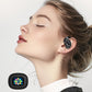 Smart Sport Clip-On Bluetooth Earbuds with Digital Screen