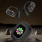 Smart Sport Clip-On Bluetooth Earbuds with Digital Screen