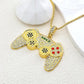 🎮 60% OFF NOW! ✨ Arcade Controller Necklace – Sparkling Rhinestones, Durable Chain & Gamer Gift 🕹️