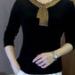 Ideales Geschenk - Hochwertiges Winter-T-Shirt aus Kunstvelours mit Strasssteinen, warm und modisch.