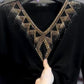 Ideales Geschenk - Hochwertiges Winter-T-Shirt aus Kunstvelours mit Strasssteinen, warm und modisch.