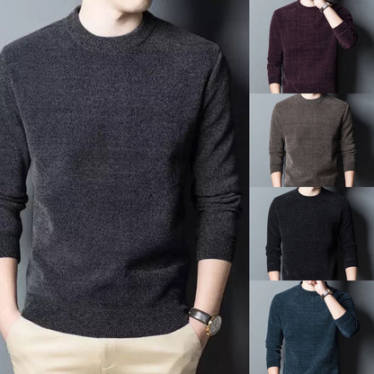 Perfektes Geschenk - Winterpullover aus Kunstplüsch für Männer im neuen Stil