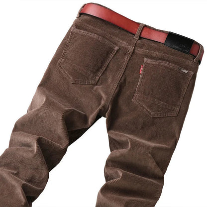 🎁Ideales Geschenk ✨- Cordhose in klassischer Passform für Herren