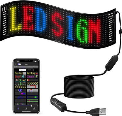 Flexibles Bluetooth-LED-Display für Fahrzeuge