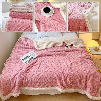 Bestes Geschenk - Verdickte Decke aus Kaschmirimitat