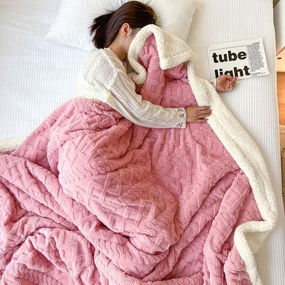 Bestes Geschenk - Verdickte Decke aus Kaschmirimitat