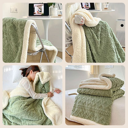 Bestes Geschenk - Verdickte Decke aus Kaschmirimitat