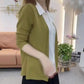 🎁[Perfektes Geschenk] Zweiteiliges Damen-Strickshirt aus Kunststrick – Eleganz und Komfort in einem