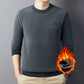 🔥[warmes Geschenk]💖 Thermisches Jacquard-Sweatshirt mit Rundhalsausschnitt für Männer