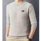 🔥[warmes Geschenk]💖 Thermisches Jacquard-Sweatshirt mit Rundhalsausschnitt für Männer