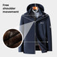 🎁Bestes Geschenk🎁Wattierte Thermo-Plüschparka für Herren mit abnehmbarer Kapuze