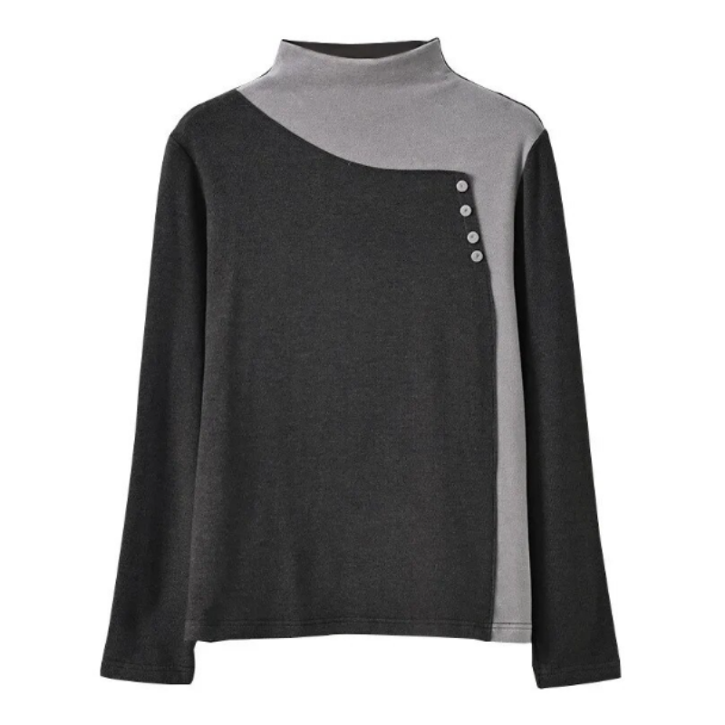 [Bestes Geschenk für sie] Fashion Casual Knopfleiste Warmes Top