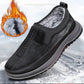 Bequeme Herren-Freizeitschuhe mit warmem Kunstplüsch für den Winter